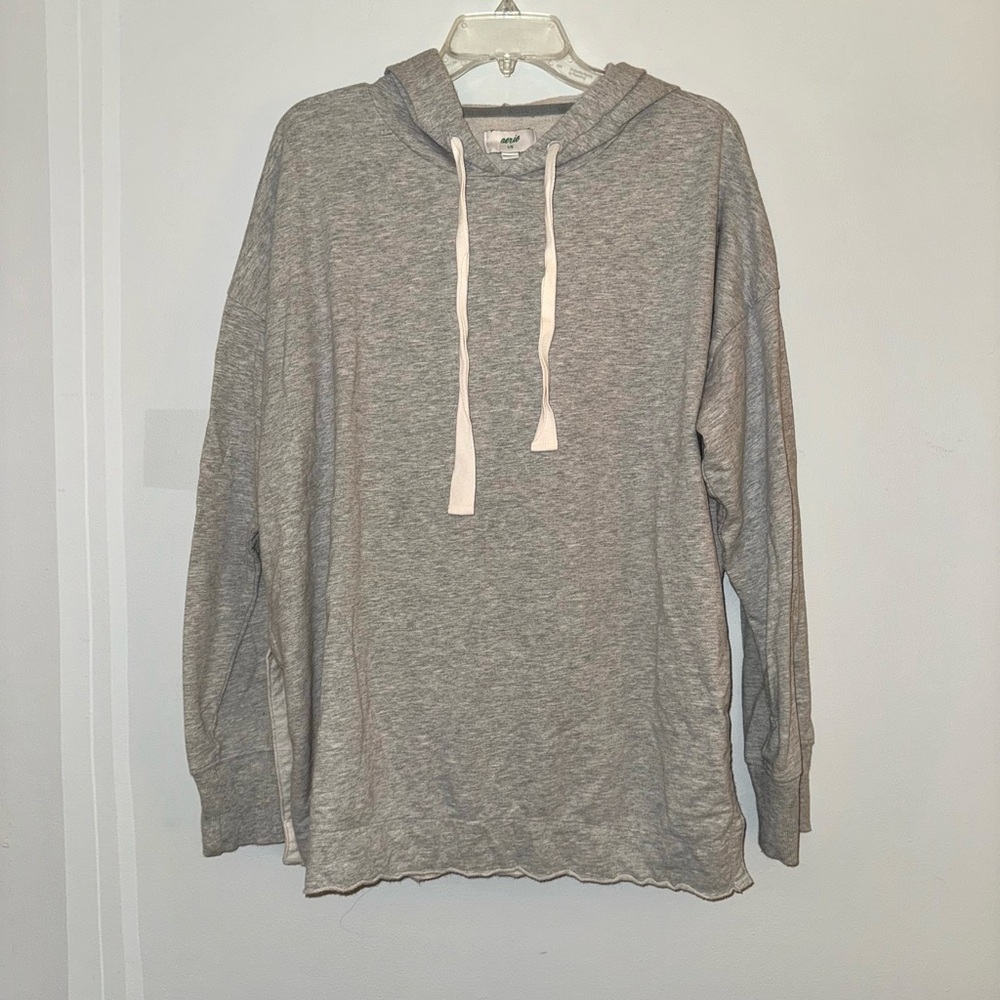 Aerie gray Hoodie Sweater L